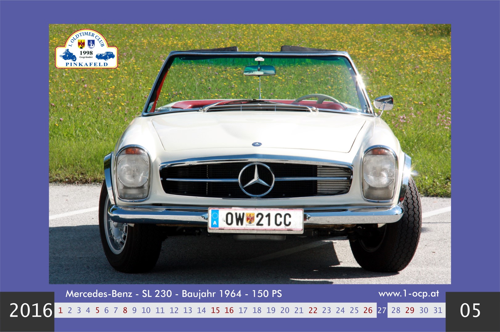 Oldtimerkalender 2016